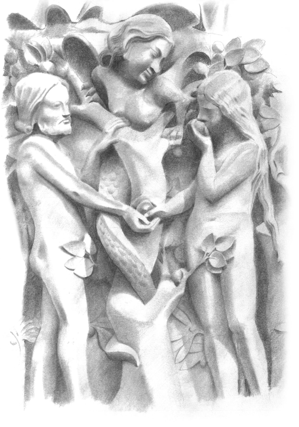 Adam, Eve, and the Serpent