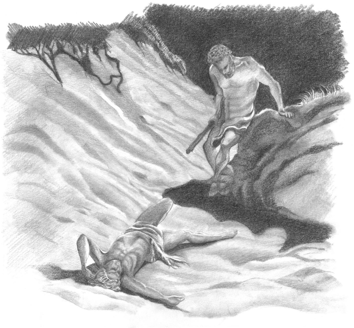 Cain kills Abel