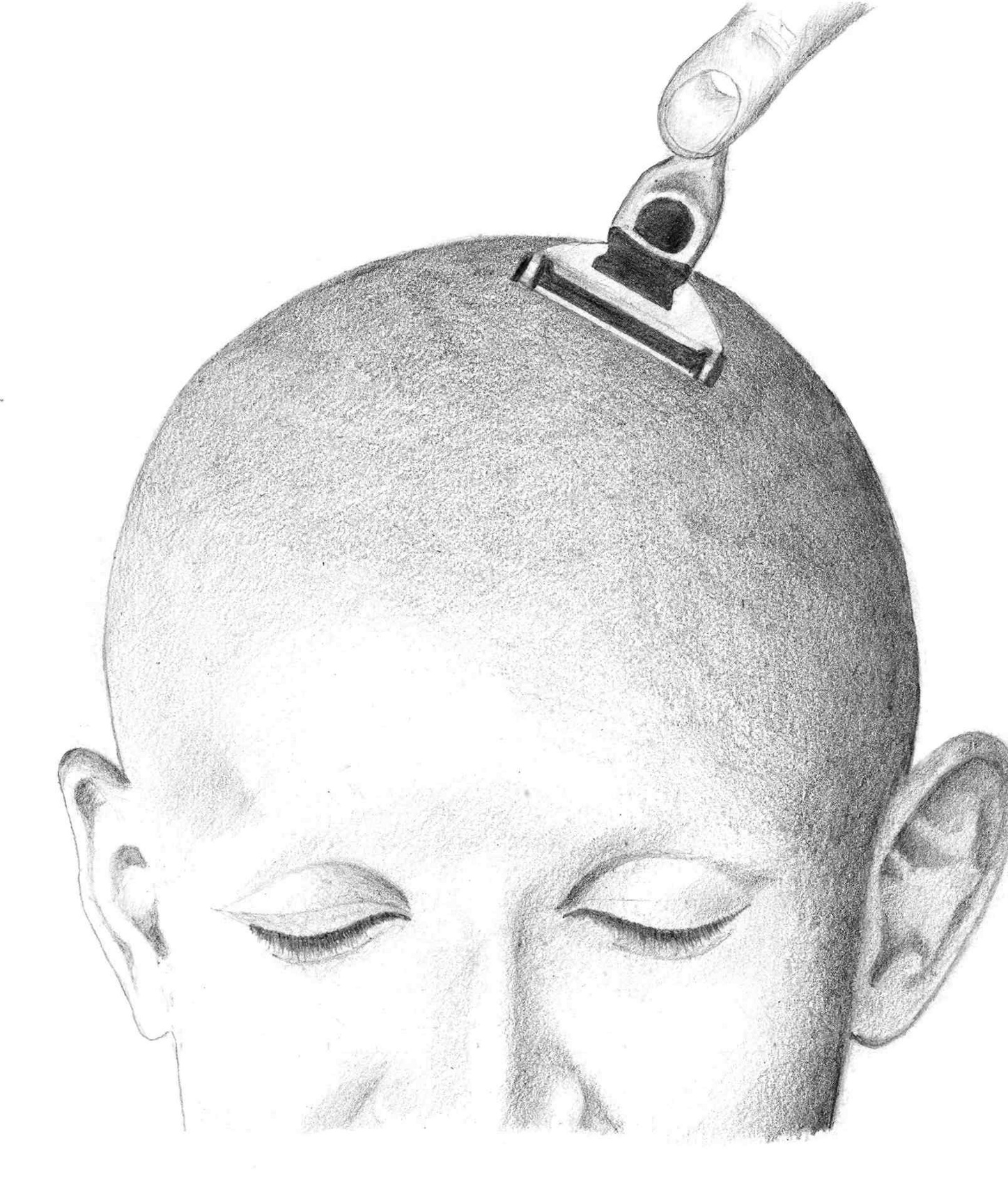 Shaving a nun’s head