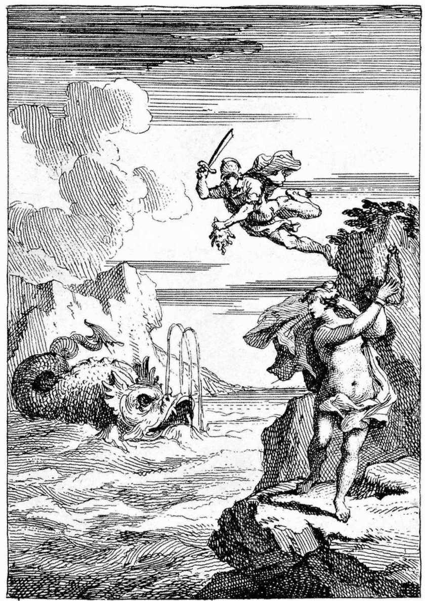 Perseus rescuing Andromeda
