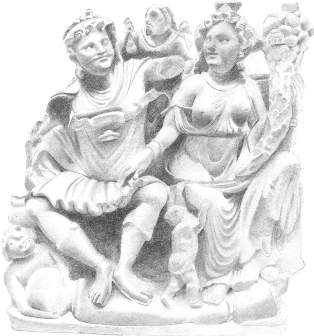 Hārītī with her husband